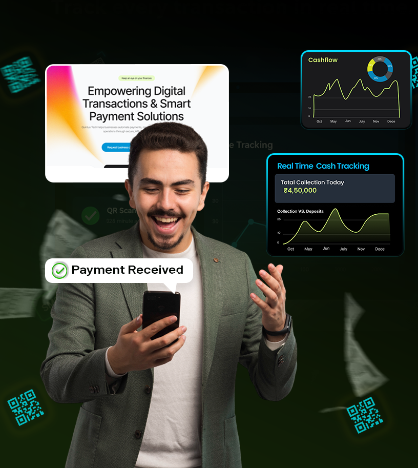 Cash collection dashboard